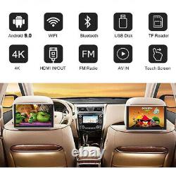 12.5 Android 9.0 Ips Touch Screen Headrest Monitor Usb Sd Wifi 4k Video Player