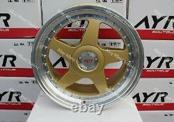 18 Gpl 04 Alloy Wheels For Cadilac Bls Fiat 500x Croma Saab 9-3 9-5 5x110