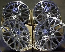 18 Silver Rt-i Alloy Wheels 5x98 Alfa Romeo 147 156 164 Gt Fiat 500l