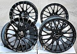 18 Wheels Alloy Cruize 170 MB Black Matte Concave Spokes 5x108 18 Inches
