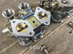 2x 40 Dcoe Double Carburetor With Arrival Funnel Bmw Fiat Alfa Romeo