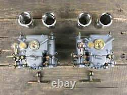 2x 40 Dcoe Double Carburetor With Arrival Funnel Bmw Fiat Alfa Romeo