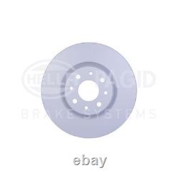 2x HELLA Pagid Discs Ø281mm Front Suitable for Alfa Romeo Mito Fiat Bravo