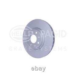 2x HELLA Pagid Discs Ø281mm Front Suitable for Alfa Romeo Mito Fiat Bravo