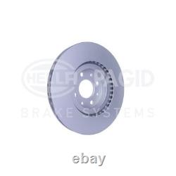 2x HELLA Pagid Discs Ø281mm Front Suitable for Alfa Romeo Mito Fiat Bravo