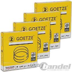 4x GOETZE Segments 83mm Suitable for Alfa Romeo Fiat Ducato Opel Insignia 2.0