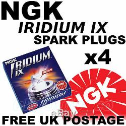 4x Ngk Iridium IX Extension On Renault Ignition Candles 5 Gt 1.4 Turbo 8692