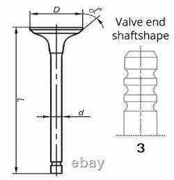 8 Admission 8 Exhaust Valves For To Alfa Z16ler, A16 Xer, Z16let, Z18xep / Ex