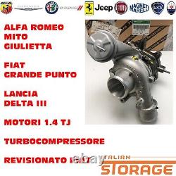 Alfa Romeo Fiat Lancia 1.4 Tj Turbo Modified Turbocharger Fiat 71795636