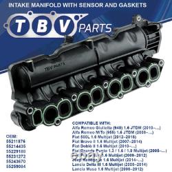 Alfa Romeo Fiat Lancia 1.6 JTDM / JTD Intake Manifold 55211876 55214435