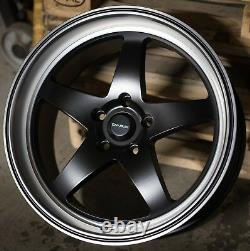 Alloy Wheels X 4 18 Bpl F7 For 5x98 Alfa Romeo 147 156 164 Gt Fiat 500l