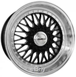 Alloy Wheels X4 18 Vintage Black For 5x98 Alfa Romeo 147 156 164 Gt Fiat