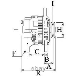 Alternator with pulley 111418 HC-Cargo for ALFA ROMEO FIAT IVECO