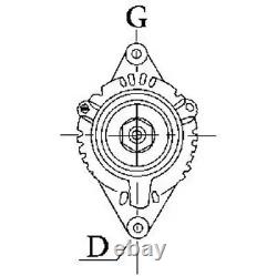 Alternator with pulley 111418 HC-Cargo for ALFA ROMEO FIAT IVECO