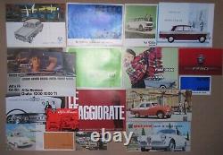 Automobile Italian Car Graphic 18 Catalogs Alfa Romeo Fiat Lancia Wolseley 1960s