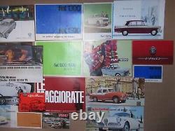 Automobile Italian Car Graphic 18 Catalogs Alfa Romeo Fiat Lancia Wolseley 1960s