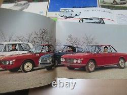 Automobile Italian Car Graphic 18 Catalogs Alfa Romeo Fiat Lancia Wolseley 1960s
