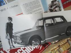 Automobile Italian Car Graphic 18 Catalogs Alfa Romeo Fiat Lancia Wolseley 1960s