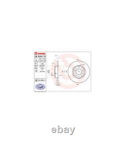 BREMBO 08.9364.11 Brake Disc FIAT ALFA ROMEO 159 Brera