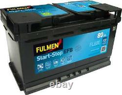 Battery Fulmen Start-stop Efb 80ah/720a (fl800)