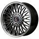 Bp 17 Ex3 Alloy Wheels For Cadilac Bls Fiat Croma 500x 9-3 9-5 5x110