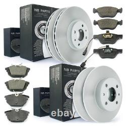 Brake discs and front/rear brake pads for Alfa Romeo Fiat aluminum caliper