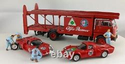 Brekina Gdpk58477 Truck Transporter Alfa Romeo Daytona With 2 Ho 187