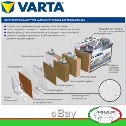 Car Battery Varta Agm F21 12v 80ah 800a Start & Stop 580,901,080 315x175x190