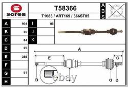 Cardan For Alfa Romeo 147 1.9 Jtd, 1.9 Jtdm 8v, Fiat Bravo II 1.9 D Multijet