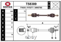 Cardan For Fiat Grande Punto 1.2,1.4,1.4 16v, Punto 1.2,1.4, Alfa Romeo Mito 1.4