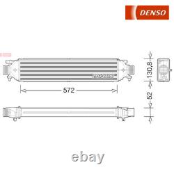 Charge Air Cooler DENSO DIT09122 for ALFA ROMEO, FIAT