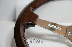 Classic Sport Steering Wooden Luisi 370mm Mugello II Mahogany Made In Italy