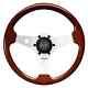Classic Sport Wooden Steering Wheel 310mm 12.3 Luisi Mahogany Made Italy