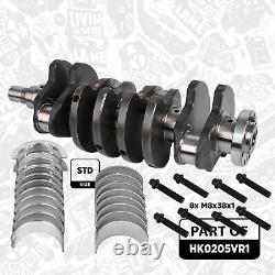 Crankshaft with Bearing + Screw for Alfa Romeo Fiat Lancia 1.3 55200307