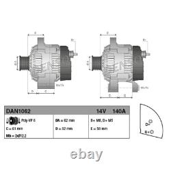 Denso Generator for Alfa Romeo Fiat Lancia Suzuki