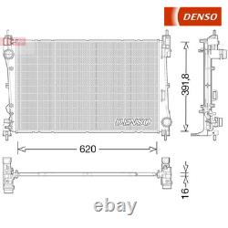 Engine Cooling Radiator, DENSO DRM13017 for ALFA ROMEO, FIAT