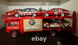 FIAT 673 N RACING TRUCK ALFA ROMEO GTV Rally Tour de Corse 1/43