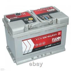 Fiamm Battery Starting Car Titane Pro L3 80ah Ampere 730a (fr) Of Ignition