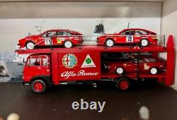 Fiat 673 N Truck Racing Transporter Alfa Romeo Gtv 1/43