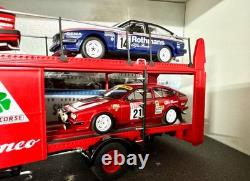 Fiat 673 N Truck Racing Transporter Alfa Romeo Gtv 1/43