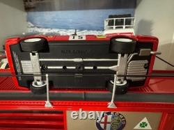 Fiat 673 N Truck Racing Transporter Alfa Romeo Gtv 1/43