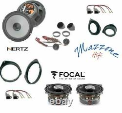 Focal Rcx-100 Hertz K-165 Set 6 Speaker Punto 199 Alfa Mito Panda 500 Ant /