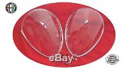 Front Headlight Covers Kit Spider Alfa Romeo 105/115 66-93 Plexi Glass Nine