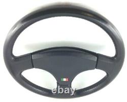 Genuine Personal (nardi) Design Giugiaro Leather Black Direction Wheel Rare! 8d