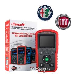 Icarsoft Fa Suitcase Diag V1.0 Pro Obd2 Fiat + Alfa Romeo Multidiag