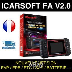 Icarsoft Fa Suitcase Diag V2.0 Pro Obd2 Compliant Fiat Alfa Romeo Snooper Ds150