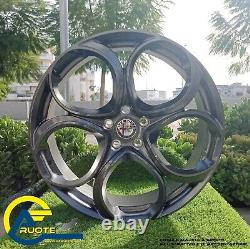 Junior A 4 Alloy Wheels NAD 18 ET33 Alfa Romeo Giulia Stelvio Juliet 159