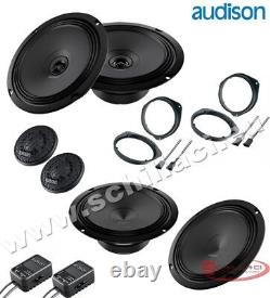 Kit 6 HP AUDISON high-fidelity speakers for FIAT / ALFA ROMEO with adapter