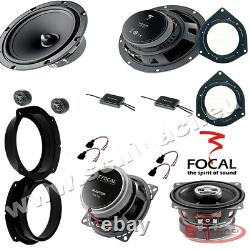 Kit 6 HP speakers FOCAL for FIAT / ALFA ROMEO / LANCIA / OPEL front