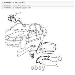 Left Mirror Alfa Romeo 164 Original 60576987